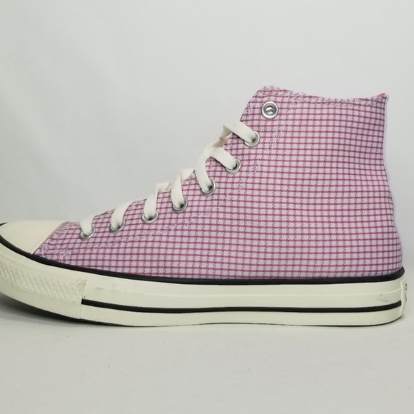Converse Unisex CTAS High Top Sneakers Women Size 10.5 Plaid A05129F NWT - Picture 5 of 10